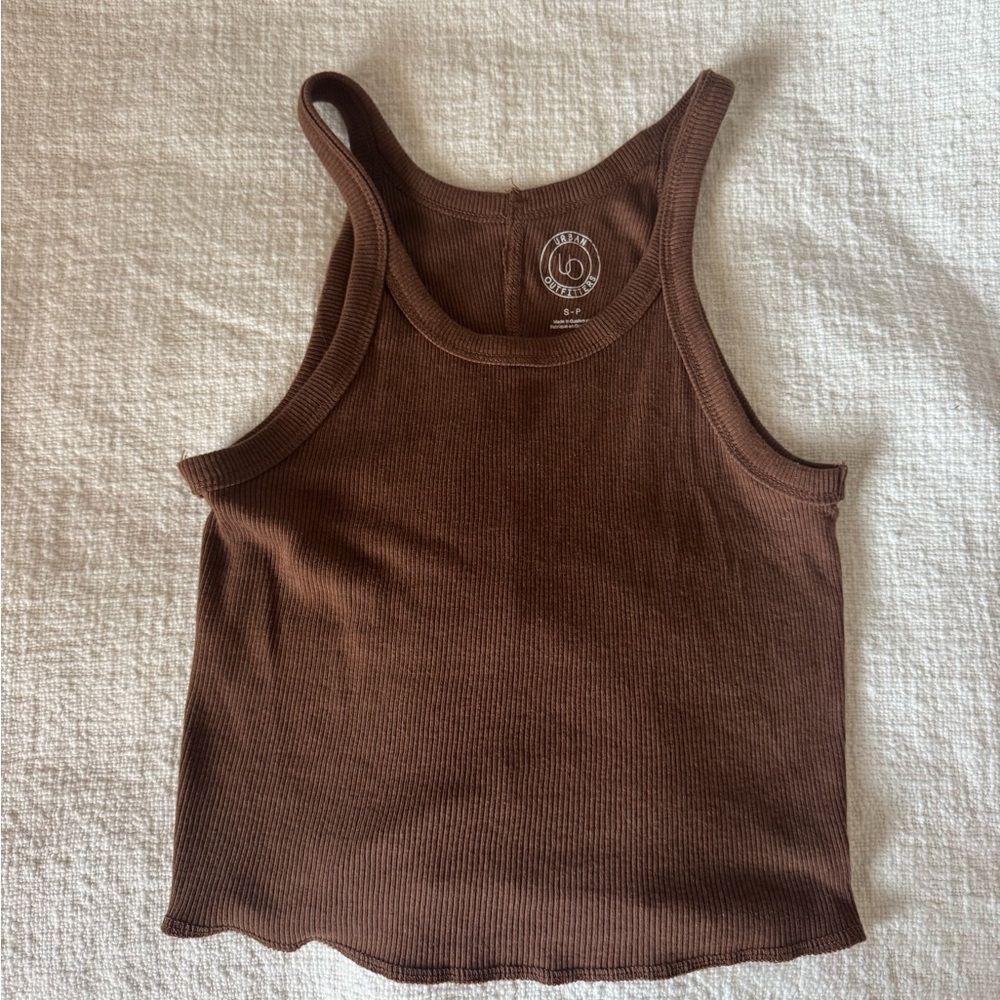 Urban Outfitters Chocolate Ribbed Tank Top